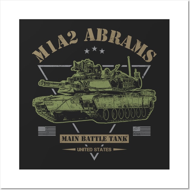 M1A2 Abrams Wall Art by Military Style Designs